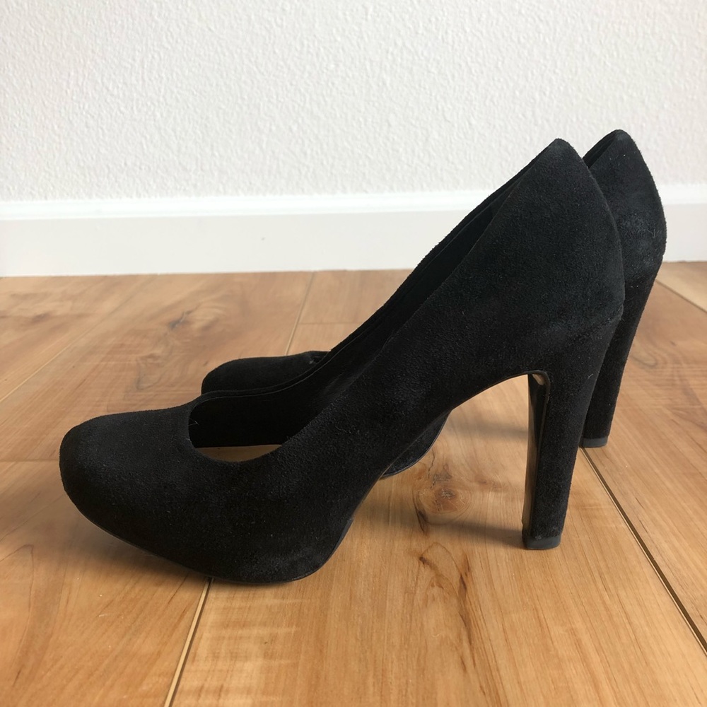 Franco Sarto Black Heels 8.5